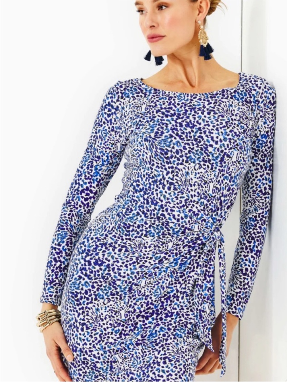 Lilly Pulitzer | Bryson dress in resort white twisted up